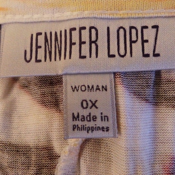 NWT Jennifer Lopez Cold-shoulder Dolman Top animal print romantic safari - Picture 6 of 8